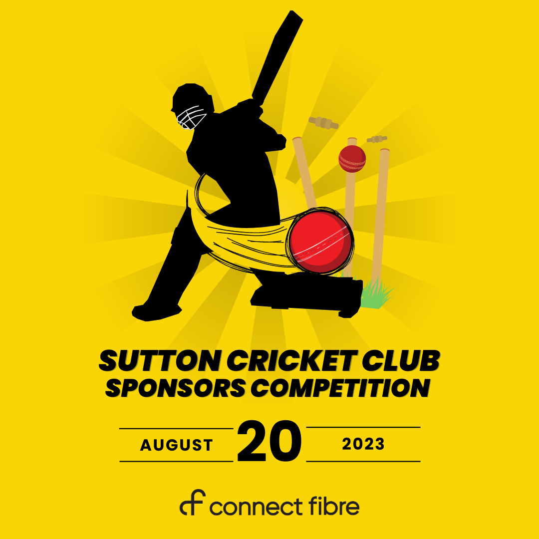 Connect Fibre's Cricket Dream Team Takes on the Sutton CC Sponsors